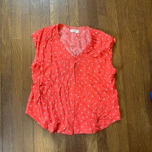 Sugarhill Brighton Button Down Martini Sleeveless Top